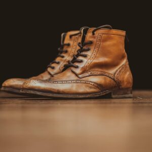Botines de Cuero Cafés